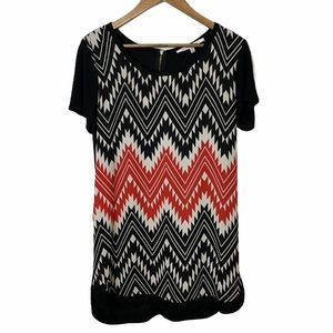 Collective Concepts Chevron A Line Dress